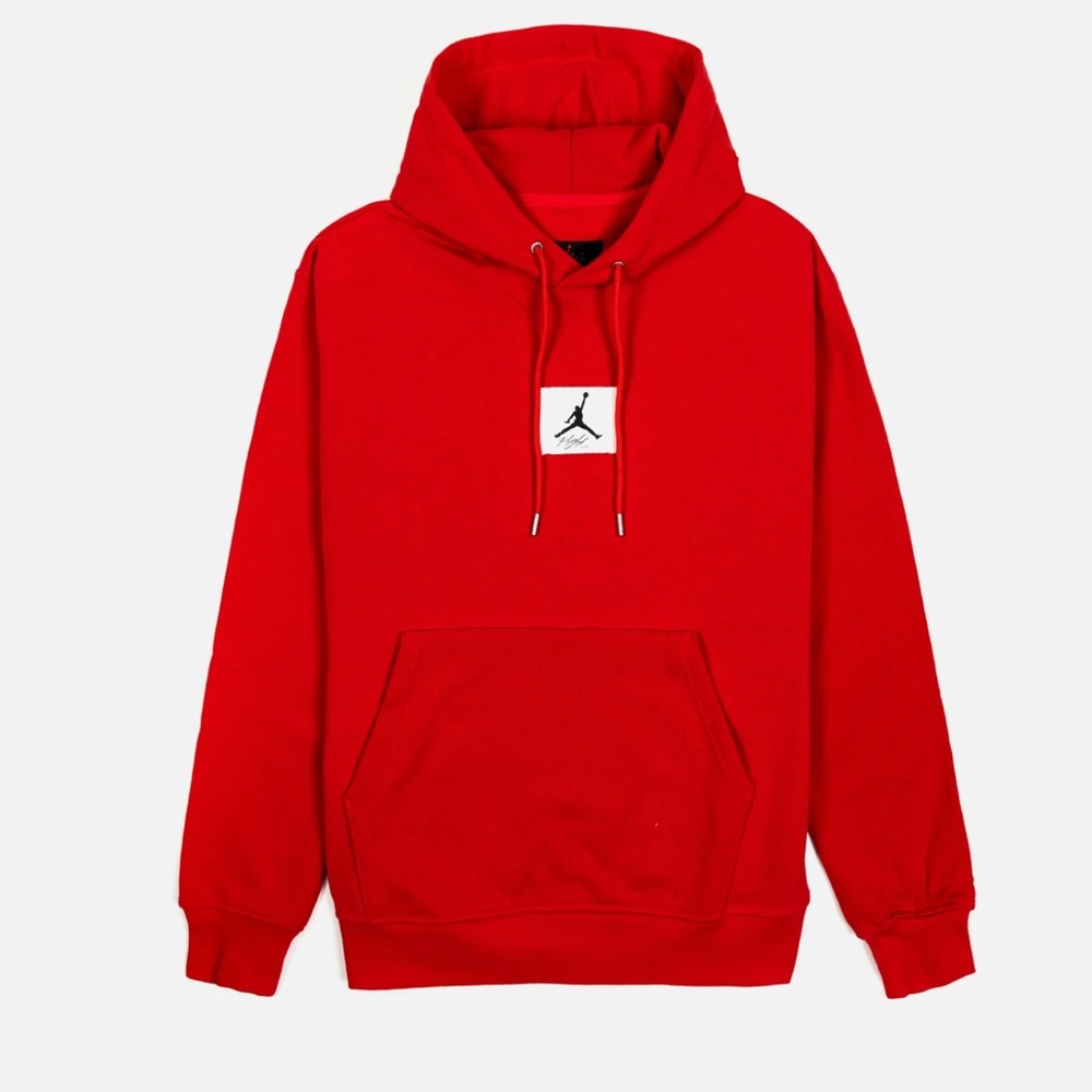 Nike Air Jordan Men’s Flight Logo Red Hoodie - Size XS